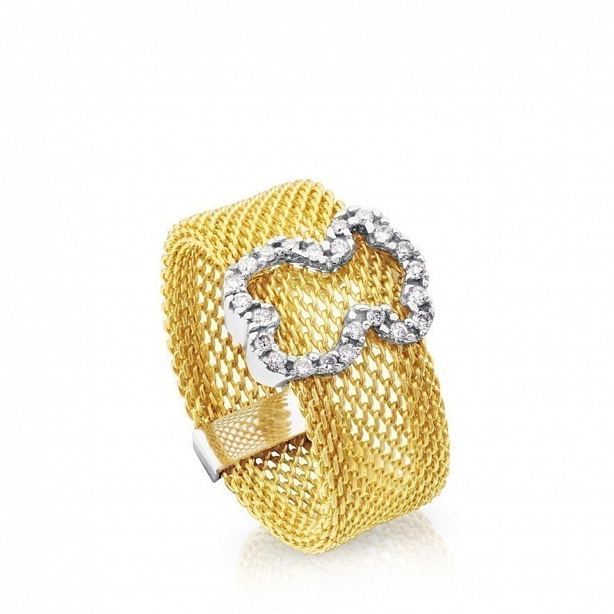 Кольцо TOUS Icon Mesh 61310510