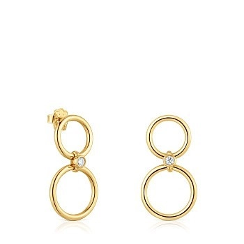 Серьги TOUS Straight LGD 1004622300