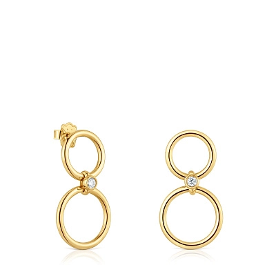 Серьги TOUS Straight LGD 1004622300