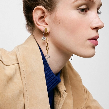 Сережки TOUS Charming Steel 1004641900 - 1